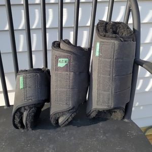 N.E.W. fleece lined brushing boots
